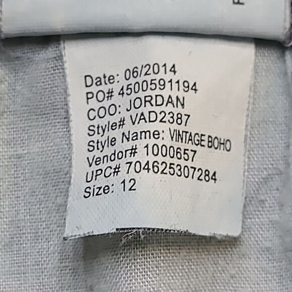 Vintage Nine West Womens Jeans 12 Boho Bootcut Indigo - Picture 15 of 16